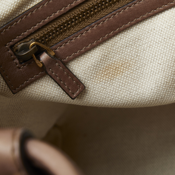 Pre-Loved Gucci Leather Running Tote Bag - Picture 9 of 12